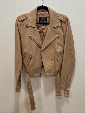 Levi's Taupe Leather Jacket (SEE DESCRIPTION)